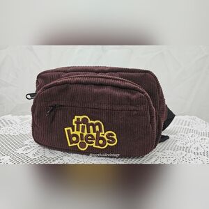 Brown Corduroy JUSTINE BEIBER TIM BEIBS Fanny Pack
